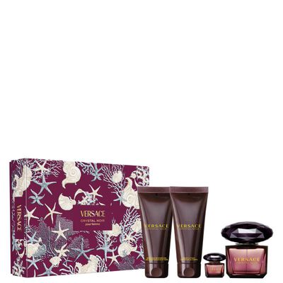 Kit Coffret Versace Crystal Noir Feminino Eau de Parfum